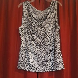 XL. Apt. 9, cow neck sleeveless shurt